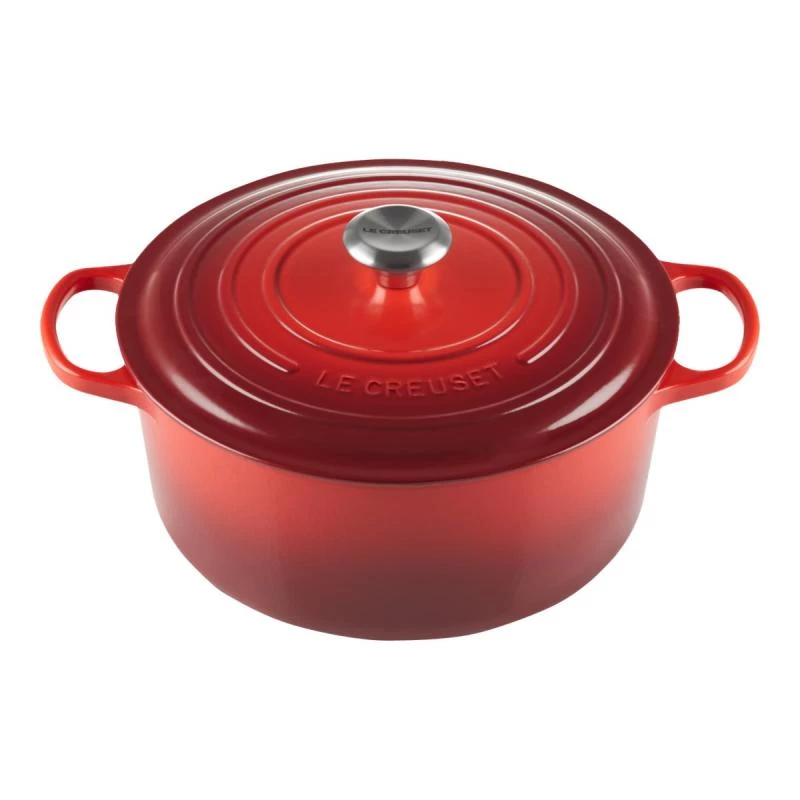 Le Creuset Signature braadpan rond 20 cm kersrood (21177200602430)