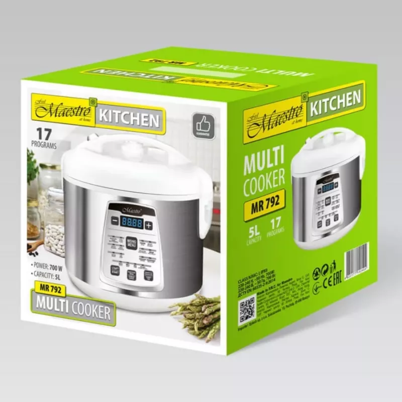 MULTICOOKER MAESTRO MR-792 17 programma's, 700 W