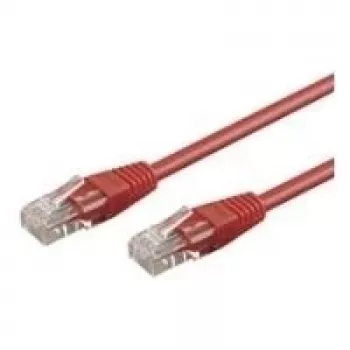 Wentronic Goobay CAT 5e patchkabel, U/UTP, rood, 1 m - CCA-kopermix (68344)