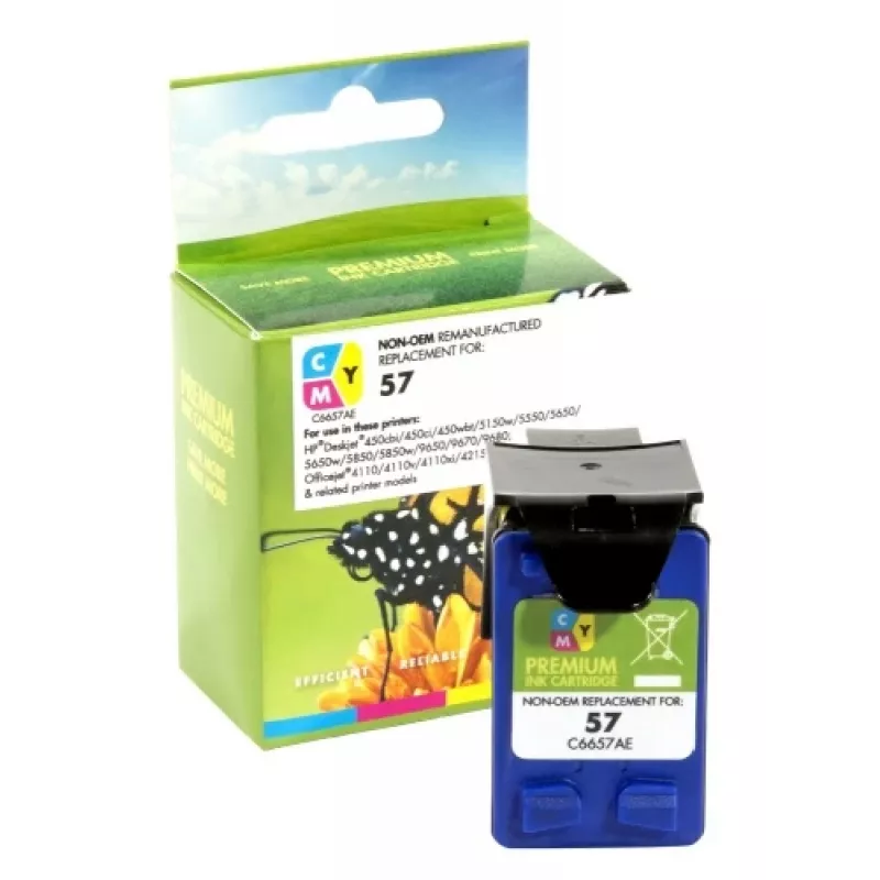 Compatibel Static-Control Hewlett-Packard 57 (C6657A), driekleurig, 400 pag.