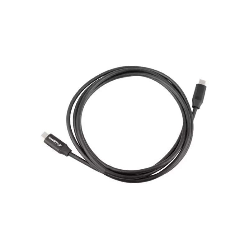 LANBERG USB-C-naar-USB-C-kabel CA-CMCM-40CU-0018-BK — USB 2.0, 1,8 m, zwart