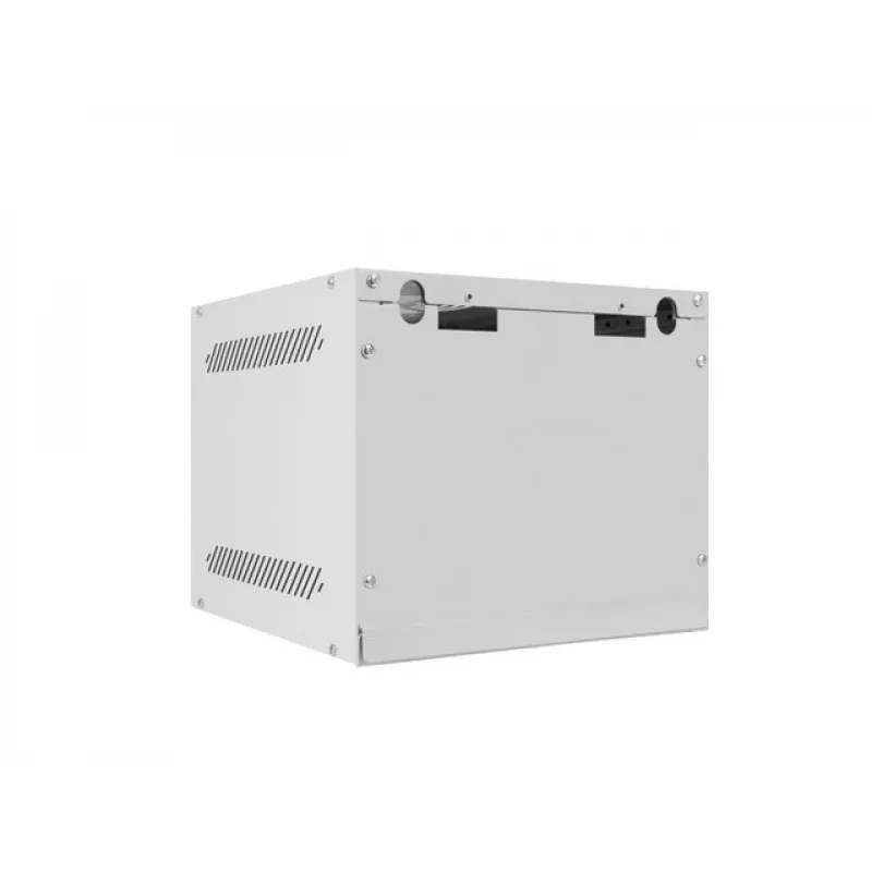 Lanberg WF10-2304-10S 10" wandrack-kast 4U, 280×310 mm, glazen deur, 20 kg, grijs (RAL 7035)