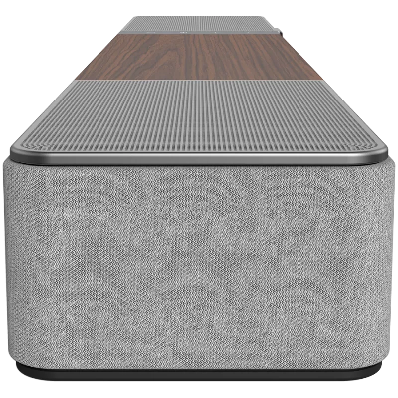Soundbar KLIPSCH Flexus CORE 100 — 2.1 kanalen, 100 W, ingebouwde subwoofer, grijs/walnoot