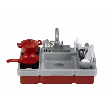 Speelgoedspoelbak met waterfunctie en licht KLEIN model 7110 – accessoire voor kinderspeelkeuken