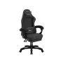 Gamestoel huzaro Force 3.7 Carbon zwart – ergonomisch, in hoogte verstelbaar 107,5–116,5 cm, 5 wielen, lenden- en nekkuussen