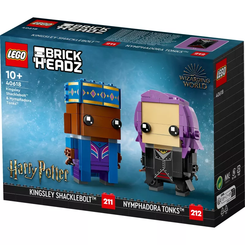 Lego Brickheadz Harry Potter 40618 Kingsley Shacklebolt en Nymphadora Tonks
