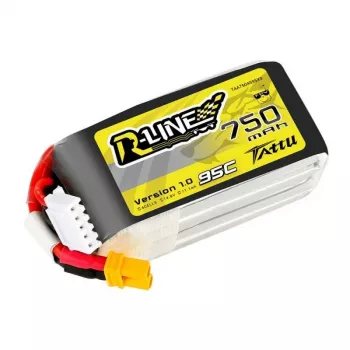 Batterij Tattu R-Line 750mAh 14.8V 95C 4S1P JST-XHR