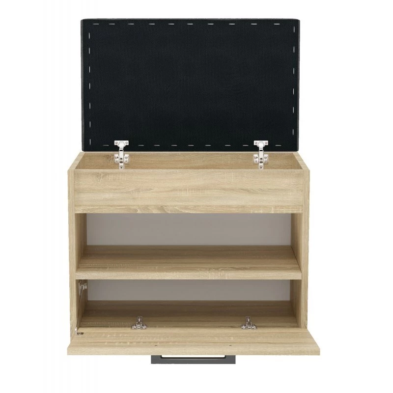 Topeshop PARMA MINI SONOMA schoenenorganizer gesloten sonoma eiken