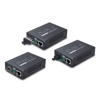 PLANET GT805A netwerk-mediaconverter 1000 Mbit/s multimode zwart