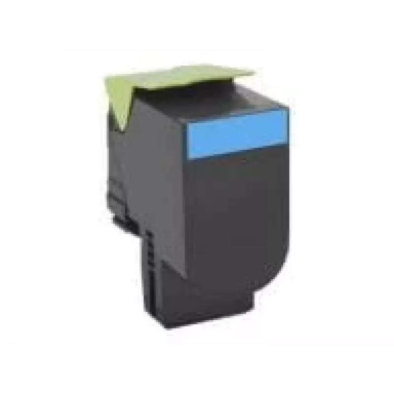 Lexmark 802HC tonercartridge 1 stuk origineel cyaan