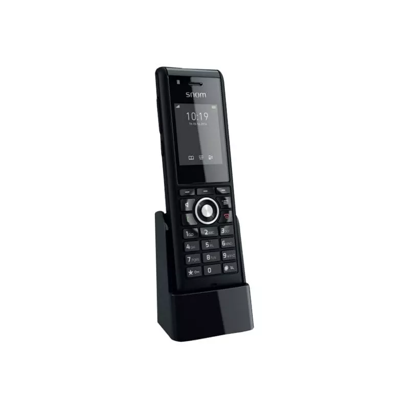 Draadloze telefoon Snom M85 nummerherkenning Zwart