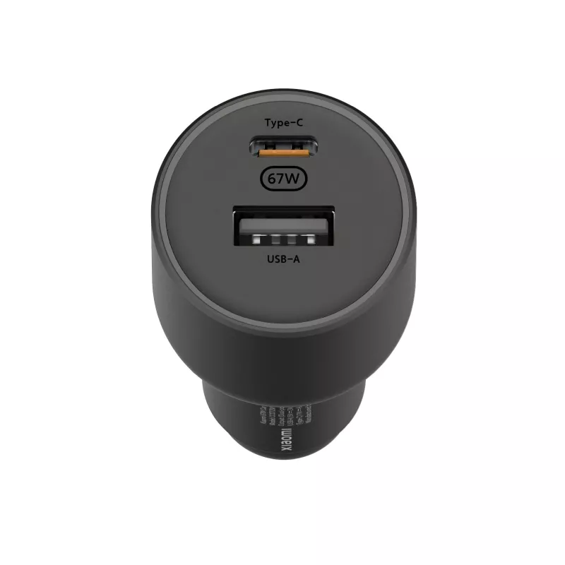 Xiaomi 43907 oplader voor mobiele apparaten universeel zwart sigarettenaansteker auto