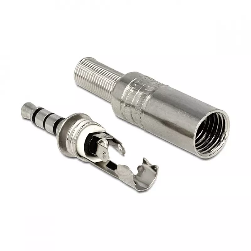 Kabelstekker DeLOCK 65546 3,5 mm zilver