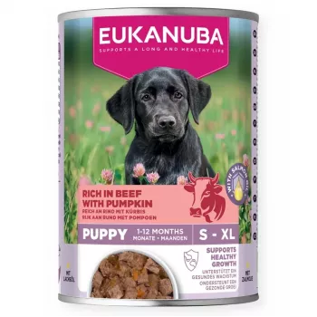 Droogvoer voor honden Eukanuba Puppy lam & rund met pompoen 400 g