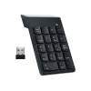 Gembird KPD-W-02 draadloos numeriek toetsenbord, 2,4 GHz, USB, 18 toetsen, zwart