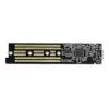 SSD-behuizing DeLOCK 42620 externe behuizing voor M.2 NVMe PCIe SSD met USB Type-C-bus, transparant