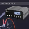 Acculader QOLTEC 52491 microprocessor 12V/12,6V/24V met LCD