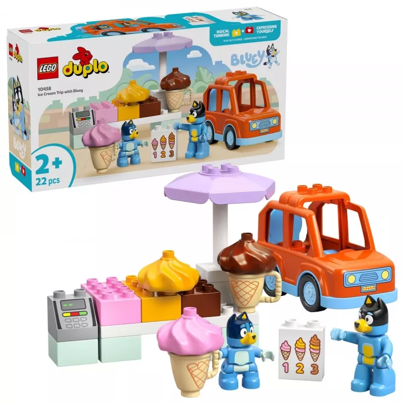 LEGO BLUEY 10458 IJscrème-uitje met Bluey