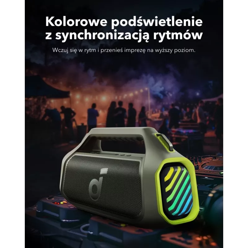Boom 2 Plus | Krachtige outdoor-bass bluetooth-luidspreker avontuurgroen