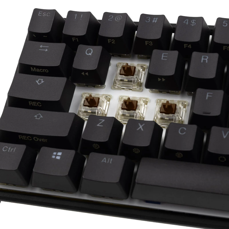 Ducky Mecha Pro SF toetsenbord gaming USB US English zwart