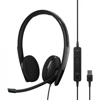 EPOS | SENNHEISER ADAPT 160T USB II headset bedrade headset kantoor/callcenter USB Type-A zwart