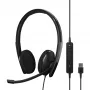 EPOS | SENNHEISER ADAPT 160T USB II headset bedrade headset kantoor/callcenter USB Type-A zwart