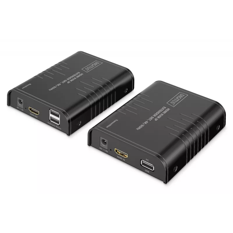 KVM-extender-set DIGITUS DS-55355 HDMI over IP 4K 60Hz