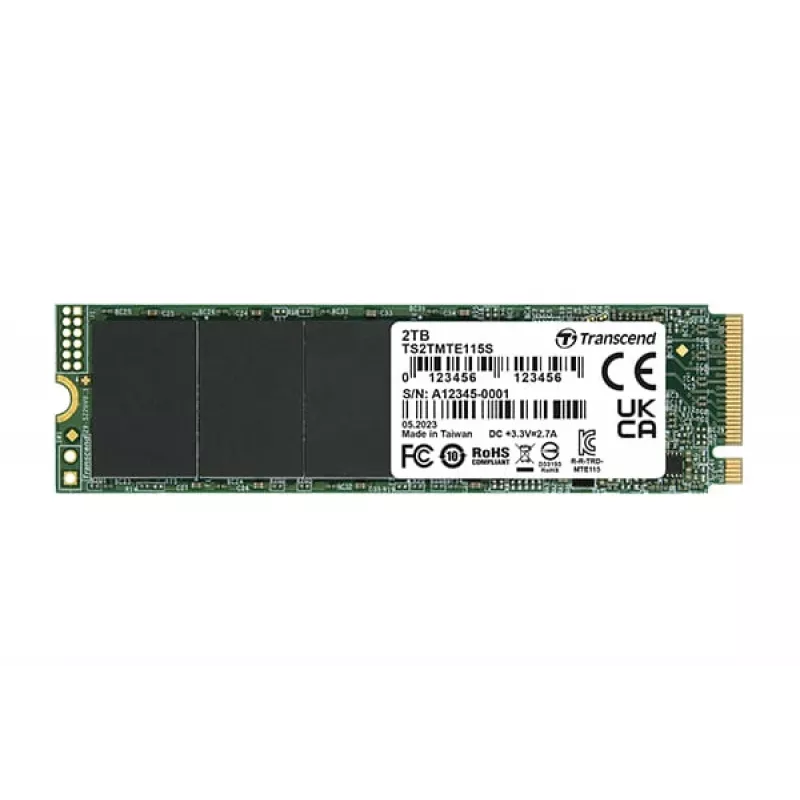 SSD Transcend 1 TB M.2 PCIe Gen3 x4 NVMe TS1TMTE115S