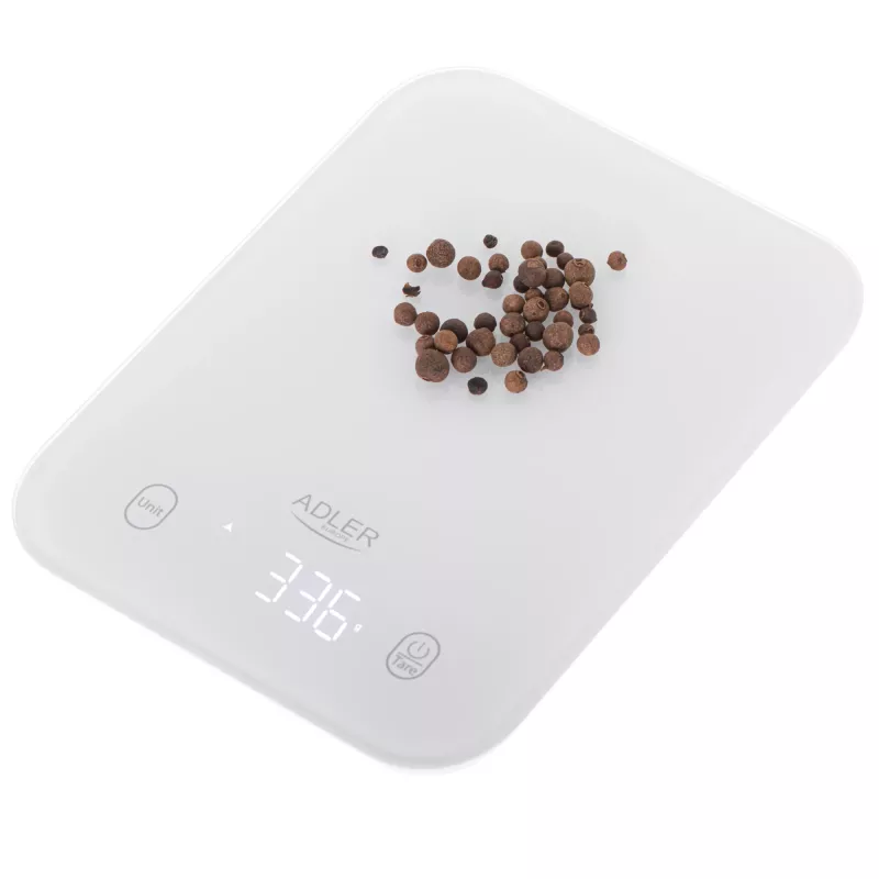 Adler Keukenweegschaal | AD 3181w | Verdeling 1 g | Weergavetype LED | Wit