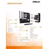 ASRock B850M Pro RS WiFi moederbord — AMD B850, socket AM5, microATX, DDR5, 4 DIMM, 256GB, Wi-Fi 6E, 2.5Gb LAN, 3x M.2