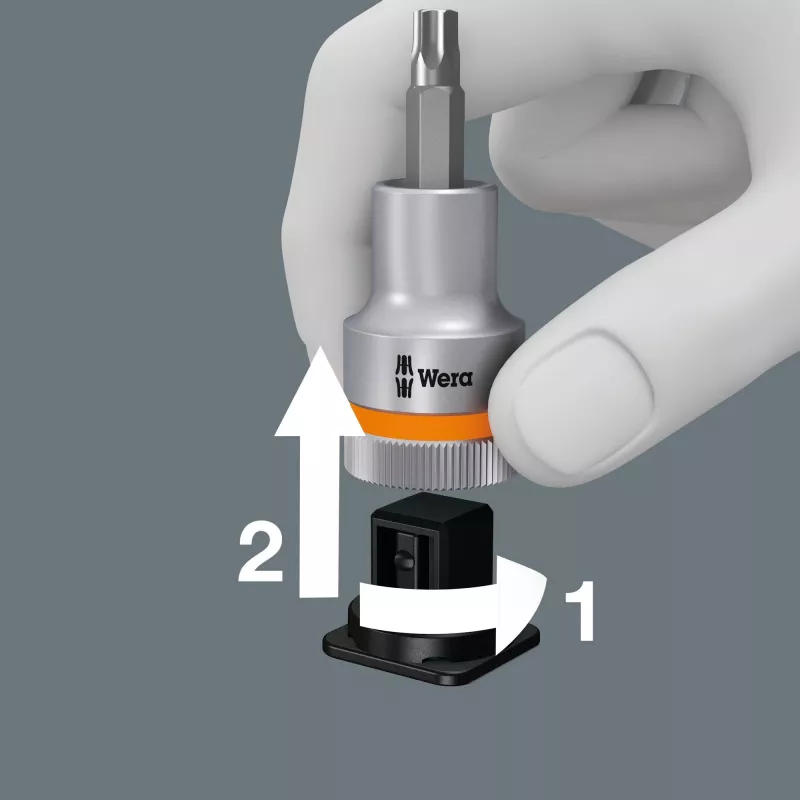 Wera 8767 C TORX HF 3 Zyklop 1/2 inch TORX bit-dopsleutelset, 9-delig