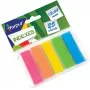 Papieren index Forpus, 12x44 mm, assorti, kunststof (5x25)