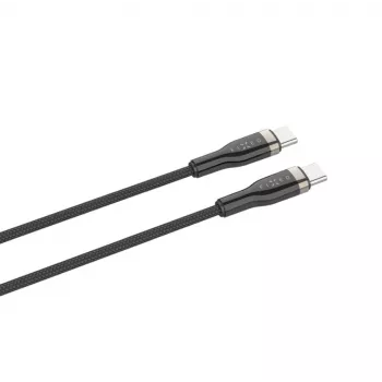 USB-C-naar-USB-C-kabel FIXED FIXDB-CC2-BK — 2 m, 100 W, vast niet afneembaar