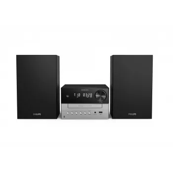 Philips TAM3205M2 home-audiosysteem home-audio-microsysteem 20 W zwart, zilver