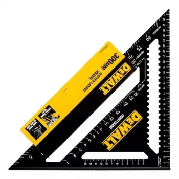 Liniaal DeWALT DWHT25228-0 300 mm aluminium zwart geel