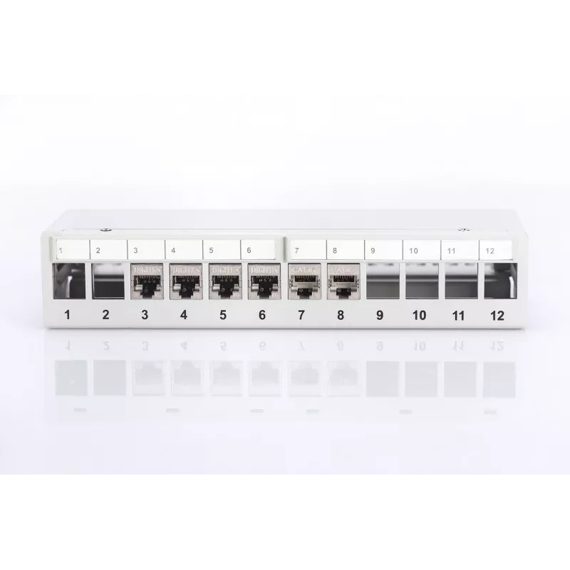 Desktop modulair patchpanel Digitus DN-93706 12-poorts