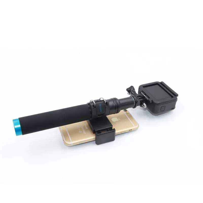 Selfiestick Telesin GP-MNP-090-D verstelbare lengte lichtgewicht