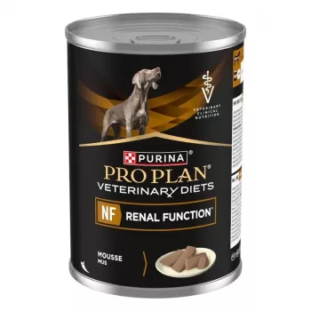 Natte voeding voor honden PURINA Pro Plan Veterinary Diets NF Renal Function therapeutisch, varken, 400 g blik