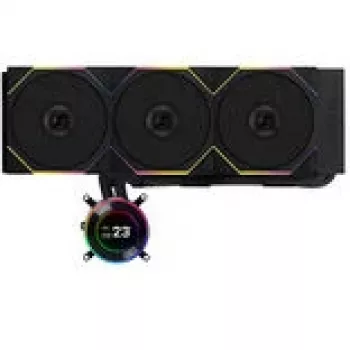 All-in-one liquid cooler Lian Li GA II Hydroshift II LCD-C 360TL 12 cm zwart