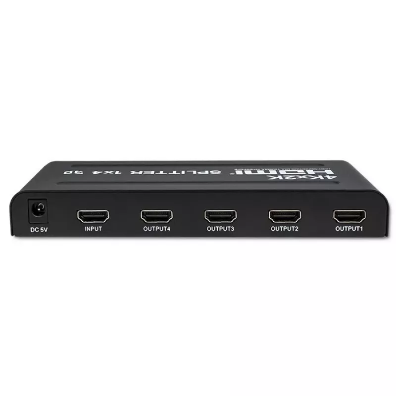 Qoltec 51798 actieve HDMI-splitter 4 x HDMI 4K x 2K | 3.4Gb/s