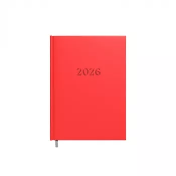 Planningsnotitieboek Buroodisain 241728-006 A5 rood met kalender 2026