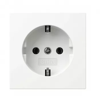 Schuko-stopcontact Gira 418870 inbouw, zuiver wit