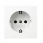 Schuko-stopcontact Gira 418870 inbouw, zuiver wit