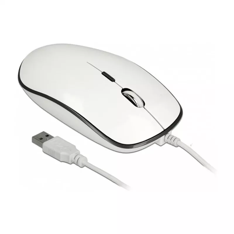Muis DeLOCK 12532 office dubbelhandig USB Type-A optisch 3200 DPI