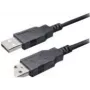 USB-kabel Bachmann 940.045 3m USB A zwart