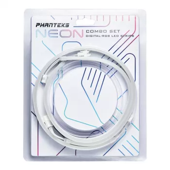 LED-strip PHANTEKS PH-NELEDKT_CMBO_WT01 — universeel 400 mm, wit, 5 V, 4,2 W (2 st.)