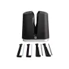 Messenslijper ZWILLING V-Edge Pull Through, zwart, compact doorhaalontwerp