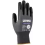 Uvex 60049 grijs - zwart elastaan - polyamide (6004910)