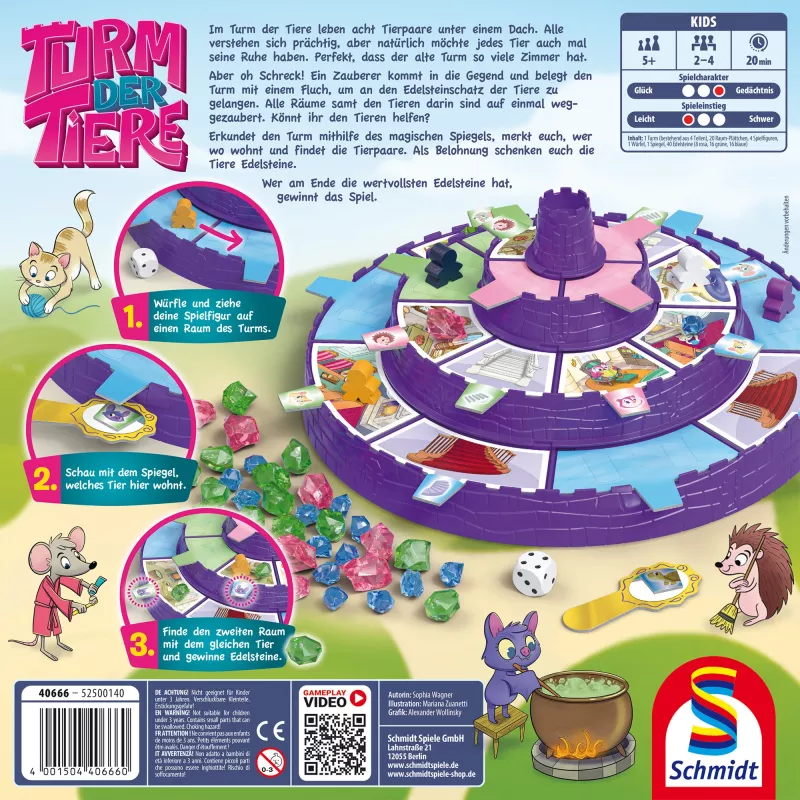 Schmidt Spiele Toren der dieren, bordspel