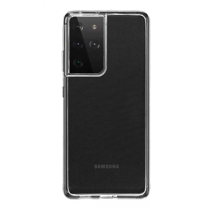 Krusell Essentials SoftCover TPU-hoes voor Samsung Galaxy S21 Ultra, 17,3 cm (6,8 inch), transparant